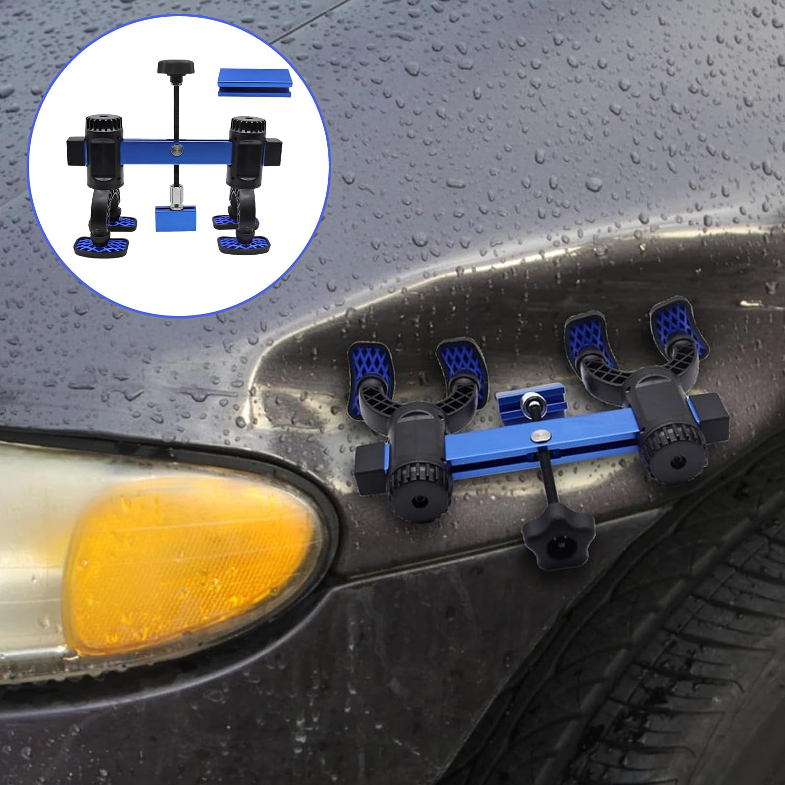 Estrattore per auto, strumento di riparazione graffi per carrozzeria dell'auto, strumento di rimozione dei graffi e sollevatore a ponte, estrattore per modellare l'automobile