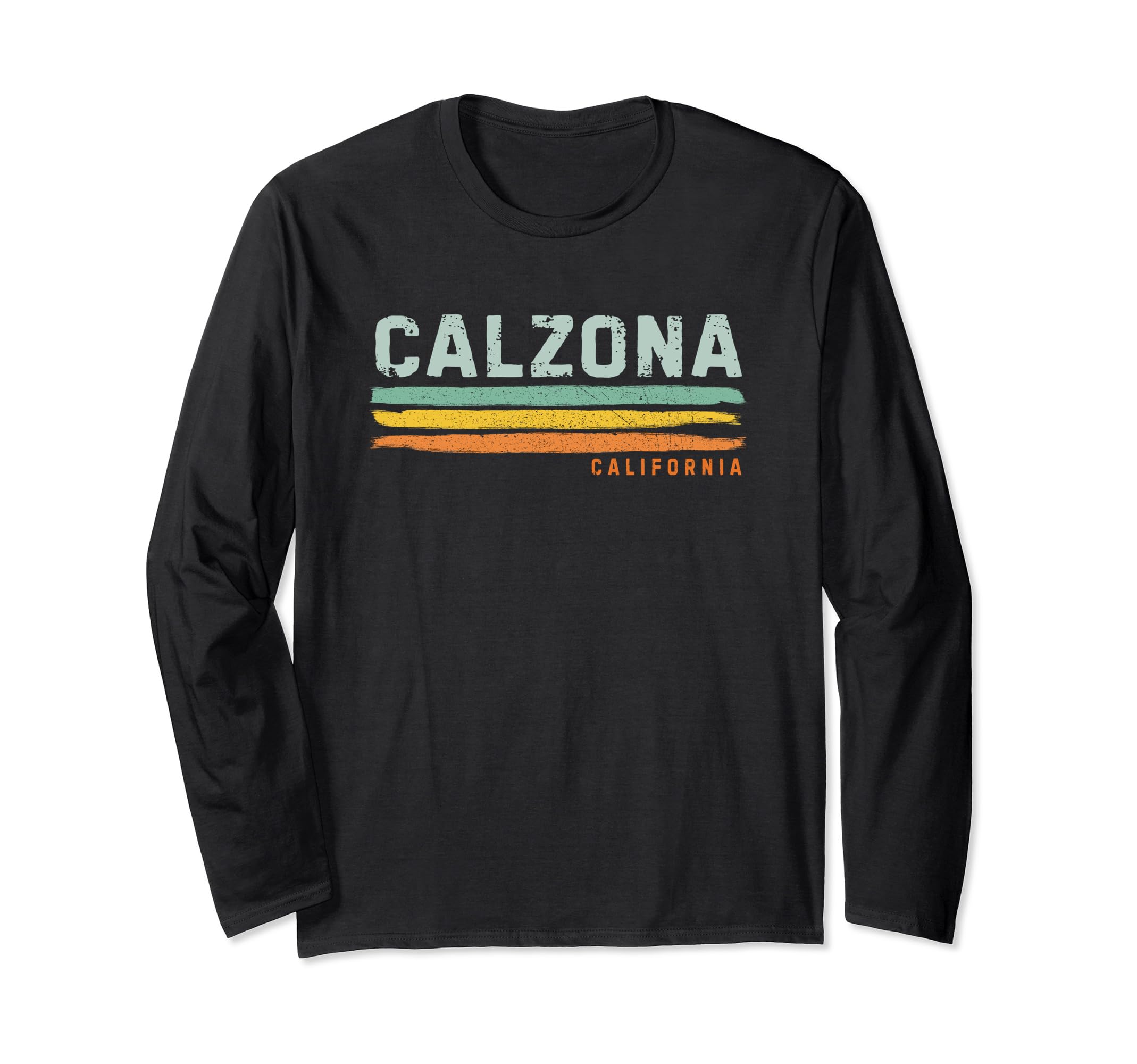 Vintage Stripes Calzona CA Long Sleeve T-Shirt