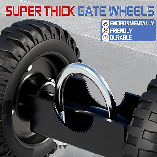 Miniatura 6 de Rueda de puerta enrollable de 6 pulgadas evita que la puerta arrastre las ruedas de la puerta deslizante para puertas de enlace de cadena o cerca de