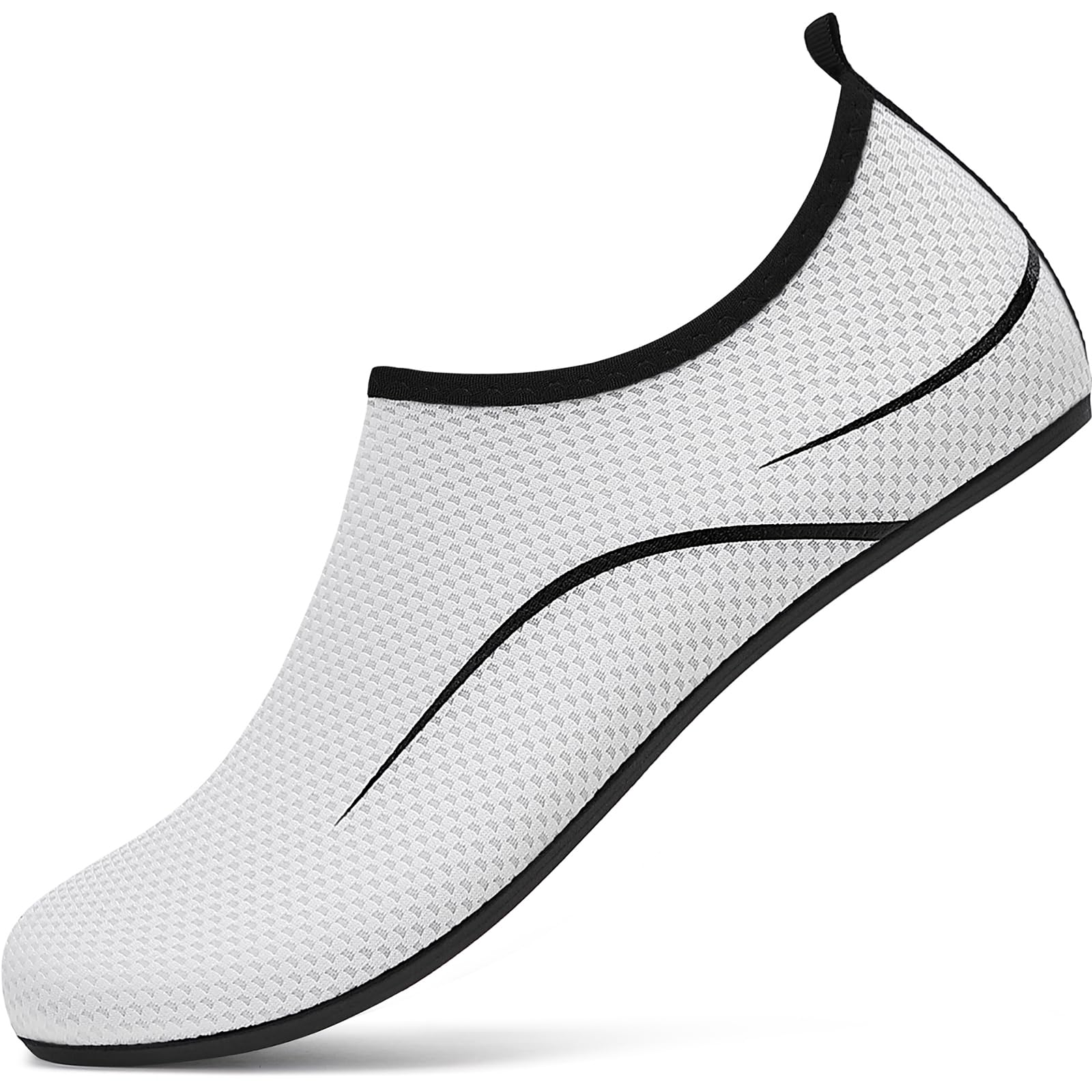 VOLHAL Badeschuhe Damen Wasserschuhe Herren Schwimmschuhe Schnell Trocknend Strandschuhe rutschfeste Aquaschuhe Leicht Surfschuhe für Beach Pool Yoga