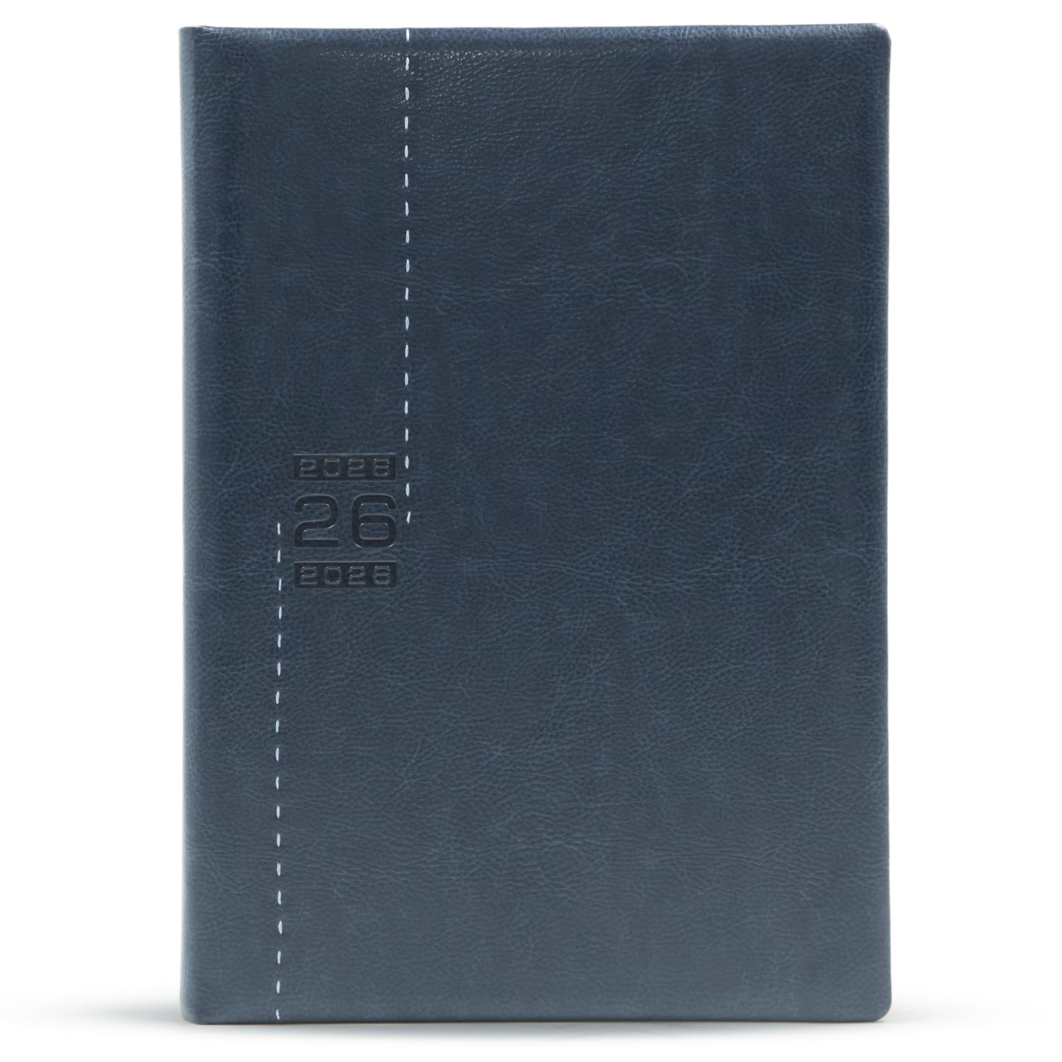 Mahavir Premium Diary 2025 | A4 Size | One-Day-to-a-Page New Year Diary | 424 pages | Natural Shade Paper | PU (Faux Leather) Cover Material | (Blue)-image-45