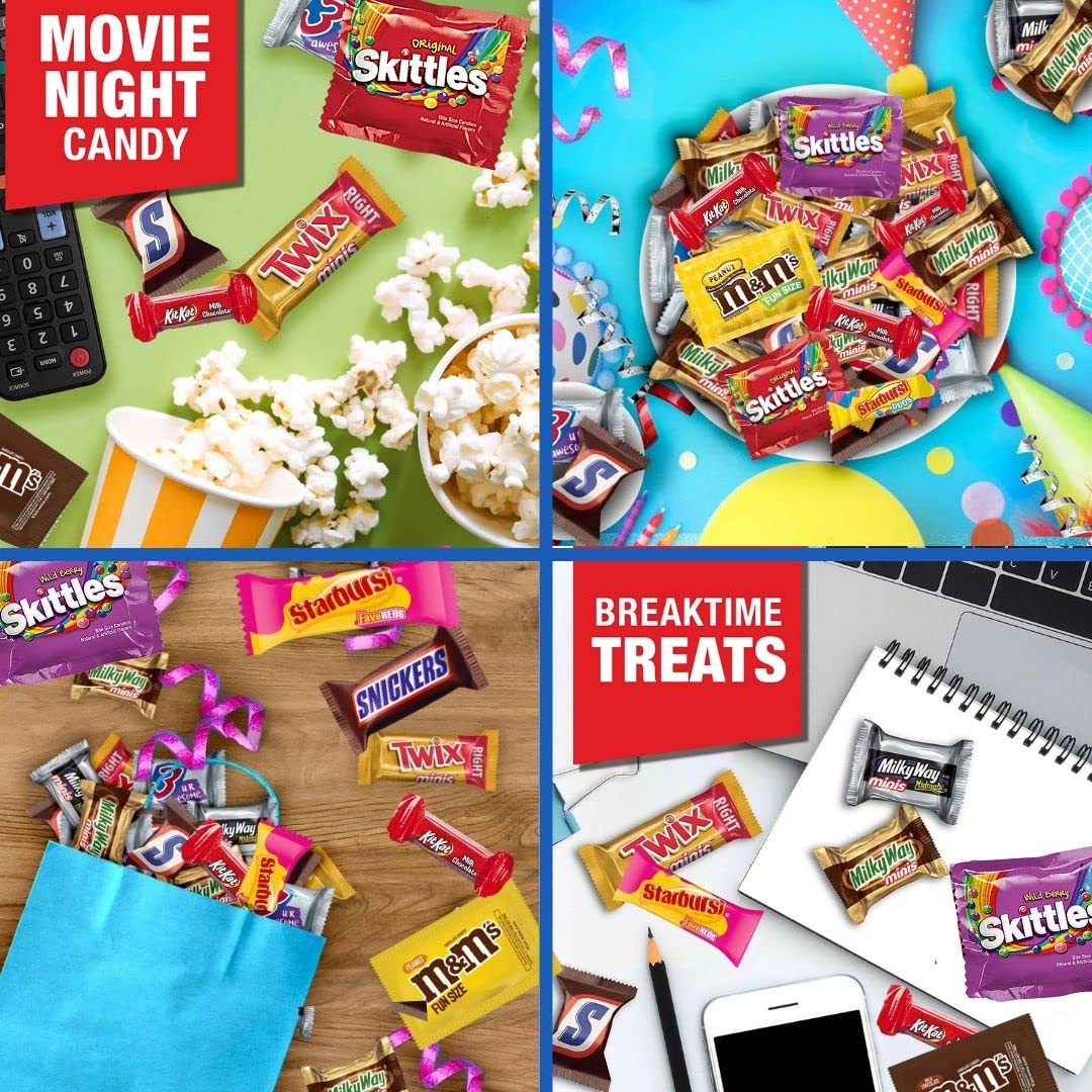 ULTIMATE Assorted Classic Candy Mix, Fun Mega Variety! FRESH & DELICIOUS! Individually Wrapped Minis, Bulk, Fun Size Assortment, Perfect Treat Mix for Easter Baskets & Egg Hunts Parades & Piñatas! (4 lbs.)