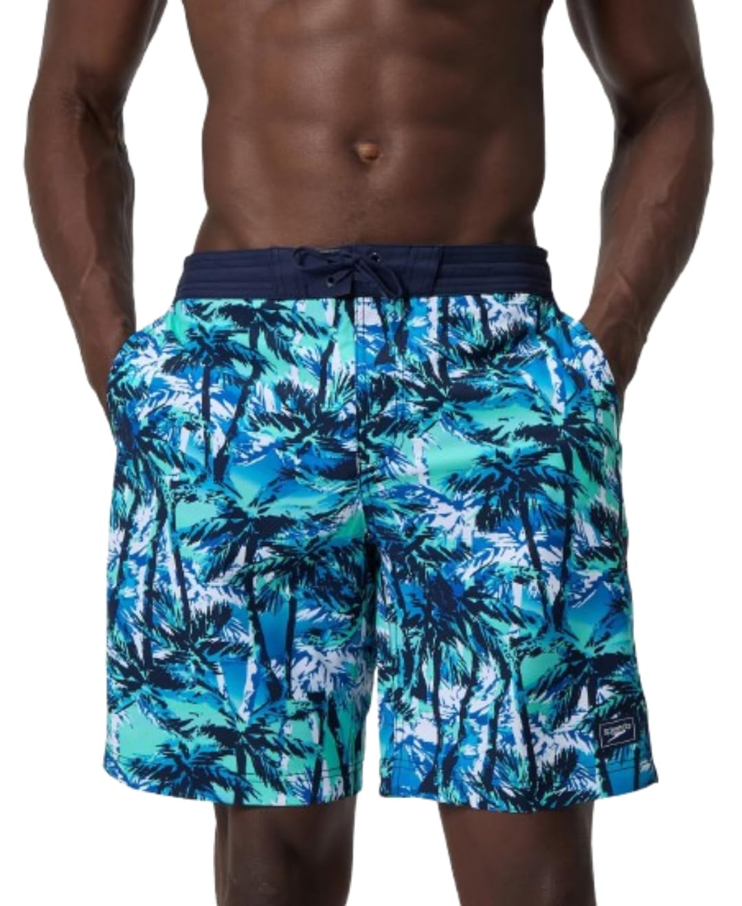 Speedo Herren-Badeshorts, Knielang, Bedruckt mit Bondi-Aufdruck