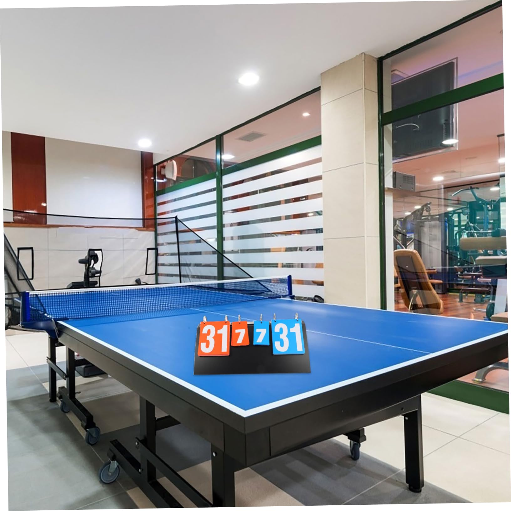 WOONEKY Segnapunti da Tennis da Tavolo Tabellone Segnapunti Sportivo Cifre Articoli Sportivi Pratici