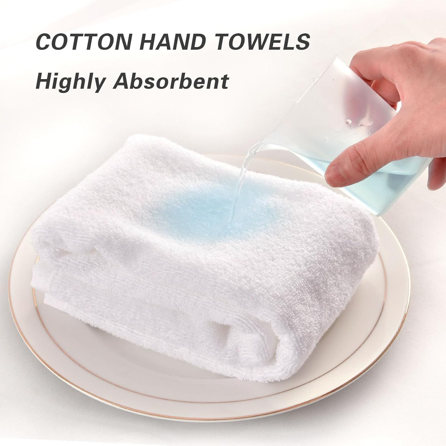 Soft Cotton Face Wash Towels Forest Chickadee Squirrel Winter Snow Bath Hand Towels for Working Out Bathroom Decorative Set of 2 for Guest Shower 16x30 Inches