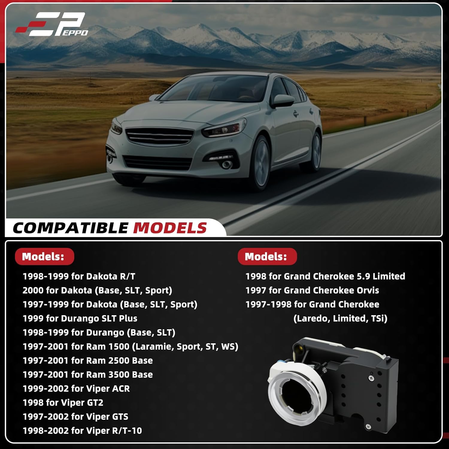 EPPO Ignition Switch with Ignition Lock Cylinder 56021346AB Fit for Ram 1997-2001, for Grand Cherokee 1997-1998 US255L 926061 5003893AA