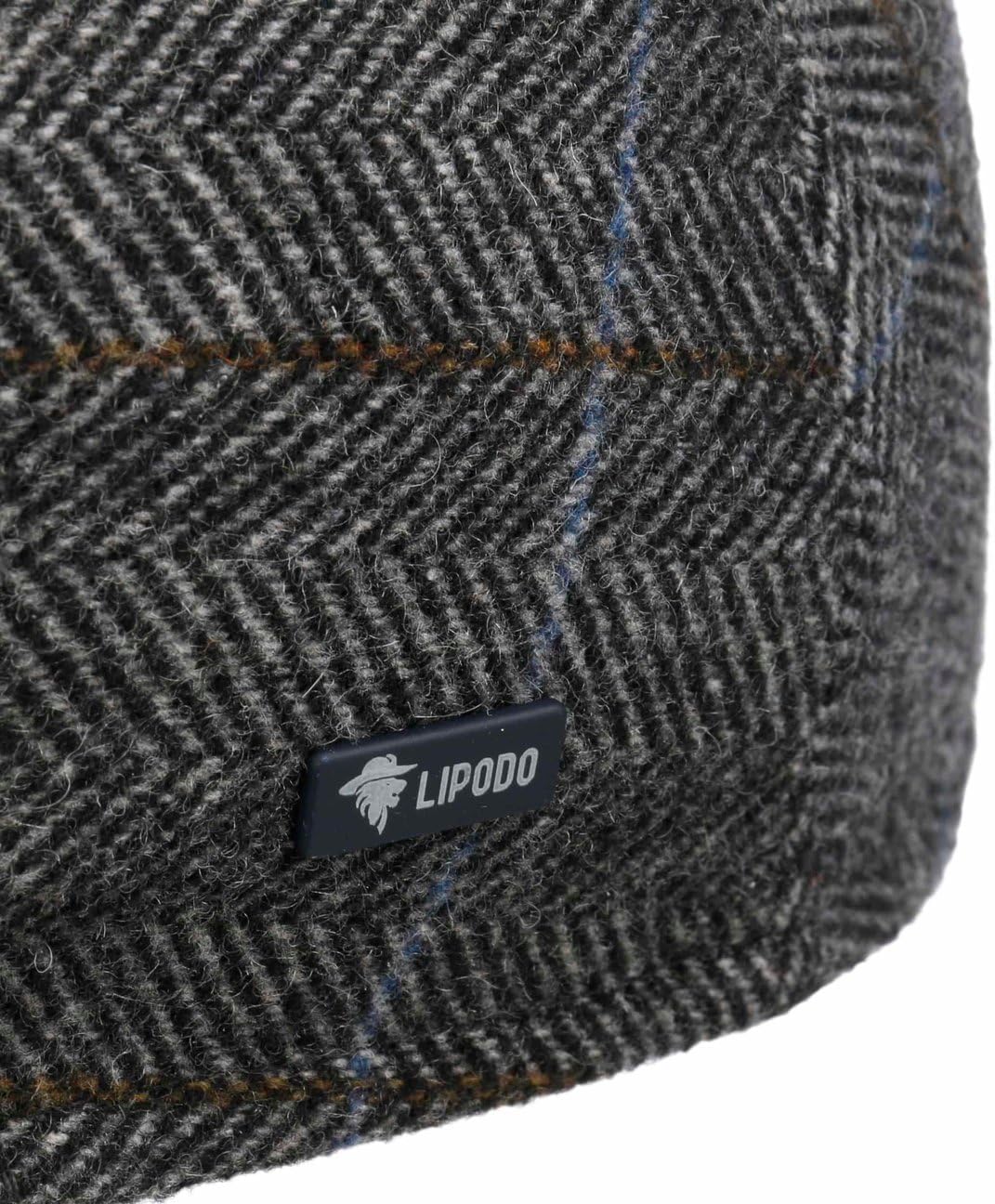 Lipodo Flat Cap with Checked Pattern Women/Men | Made in Italy