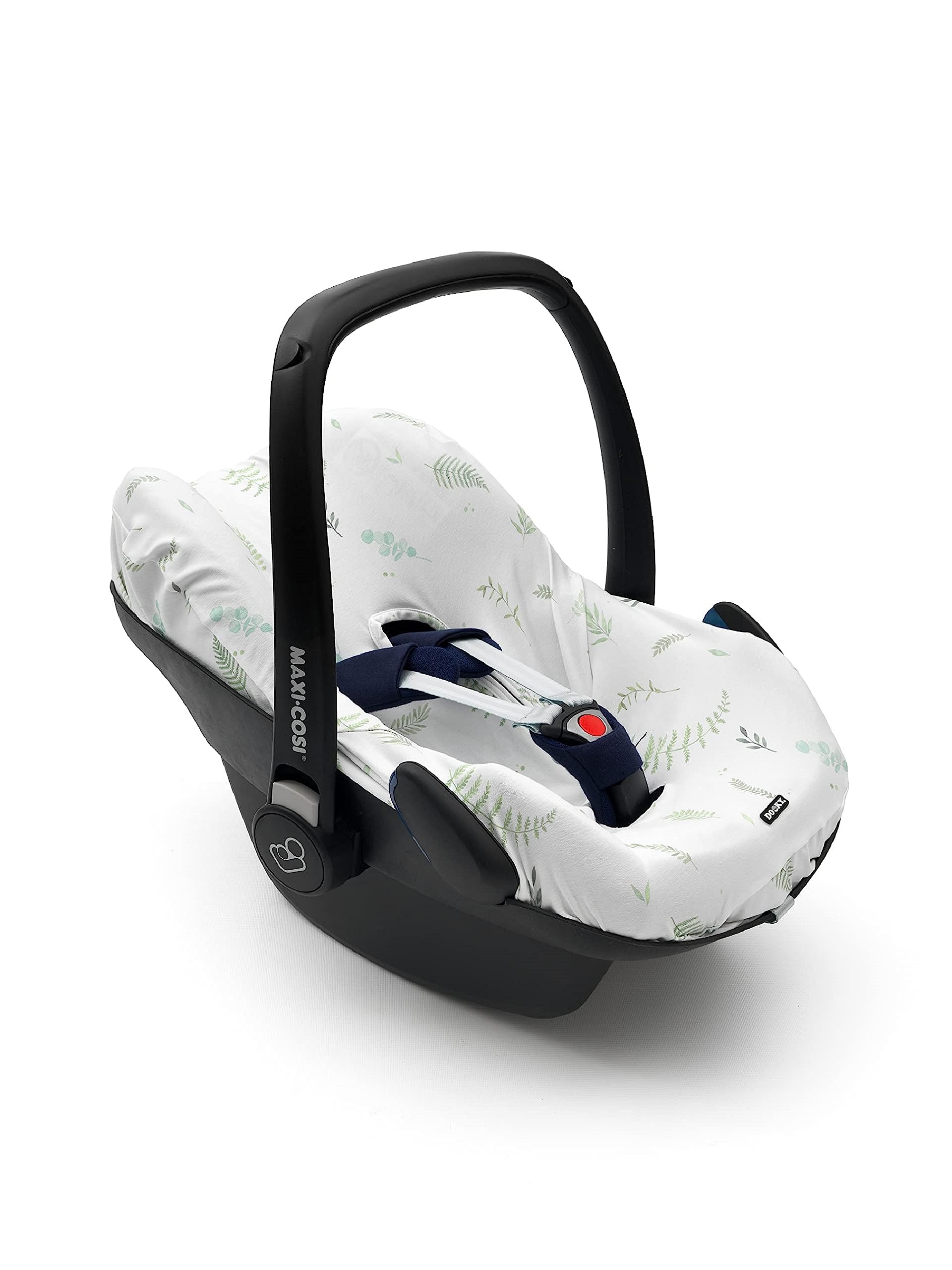 Funda de asiento Dooky para portabebés y sillas de coche (tamaño universal adecuado para sillas de coche con arnés de 3 y 5 puntos, para todas las edades 0+), Tuscany
