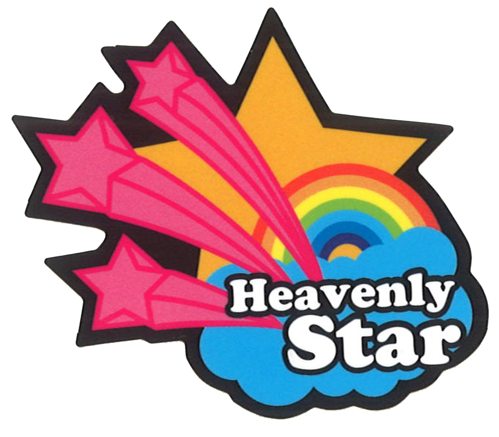 ヘブンスター画像 Amazon.co.jp: 東洋マーク Heavenly Star ヘブンスター ステッカー サイズ:4.9㎝×5.2㎝R-881 : 車＆バイク