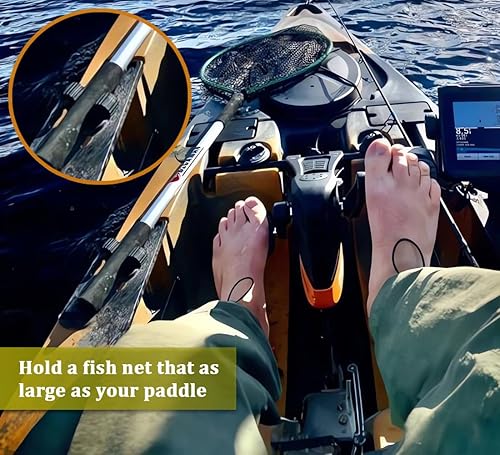 Miniatura 3 de Soporte de red para remo de kayak y pesca, accesorios de montaje en riel para canoa, tabla de remo