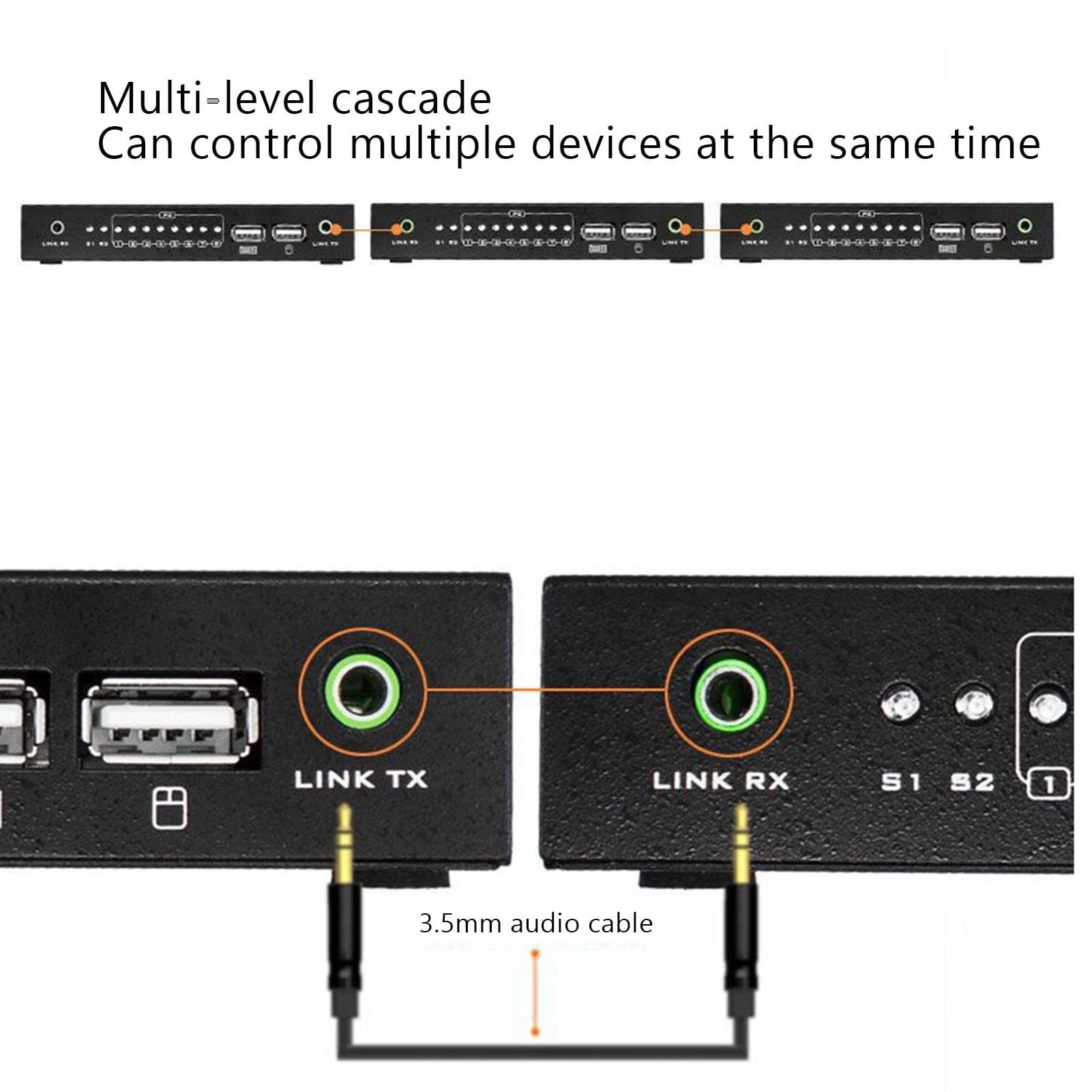 Sincronizzatore Intelligente A 8 Porte - Controller Di Sincronizzazione Tastiera Mouse USB, Switch KVM, Controller Di Sincronizzazione Shell Plug And Play, Di Gioco