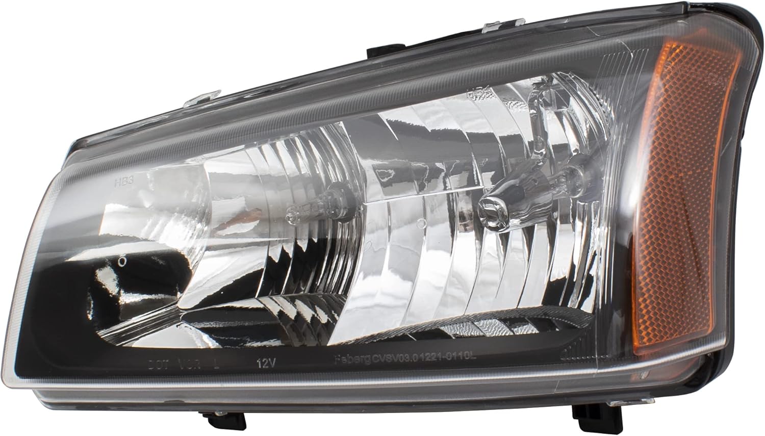 EPIC LIGHTING AMXOE Replacement Halogen Headlights Assembly Compatible for Chevrolet 03-06 Silverado 07 Classic 03-06 Avalanche w/o Lower Body Cladding [ GM2502224 10366037 GM2503224 10366038 ] Pair