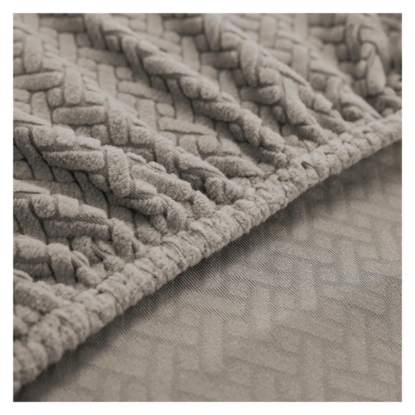 Funda de sofá sin Brazos de Sarga Jacquard, Funda de sofá elástica for Banco de futón, Funda de sofá Resistente a los arañazos for Sala de Estar de Hotel, Lavable a máquina
