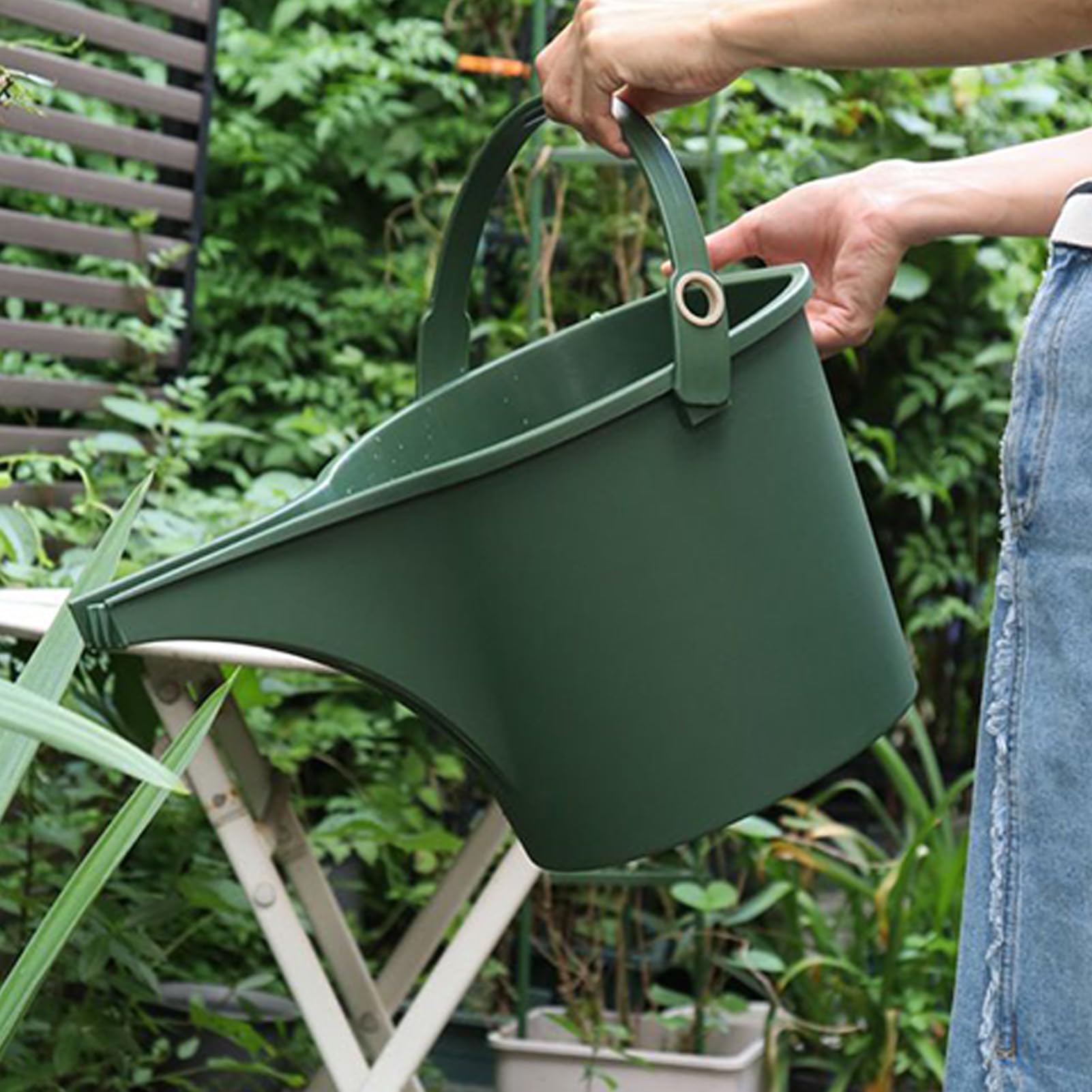 Jardín Cubo De Riego Ergonómico