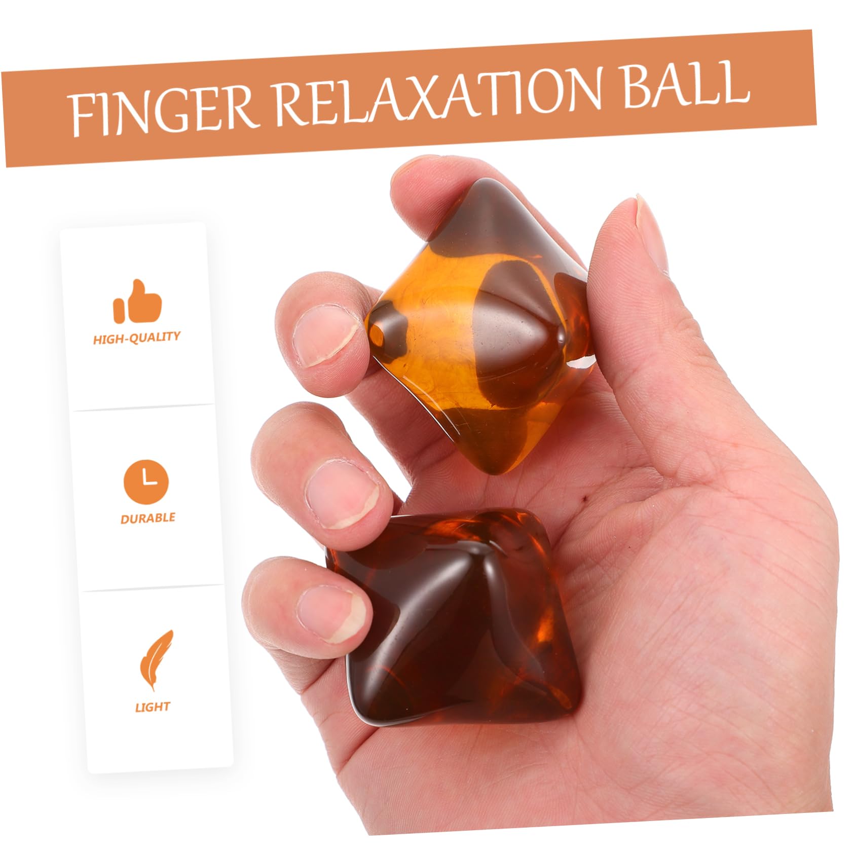 KOMBIUDA 2Pcs Finger Training Balls for Hand Rehabilitation Random Color Massage Roller Balls for Finger Flexibility and Muscle Relaxation for Physical Therapy and Exercise