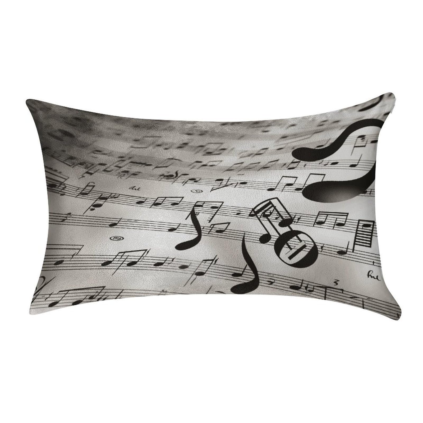 Fekiloot Style Music Notes Print Pillow Covers Home Decor Pillow Cases
