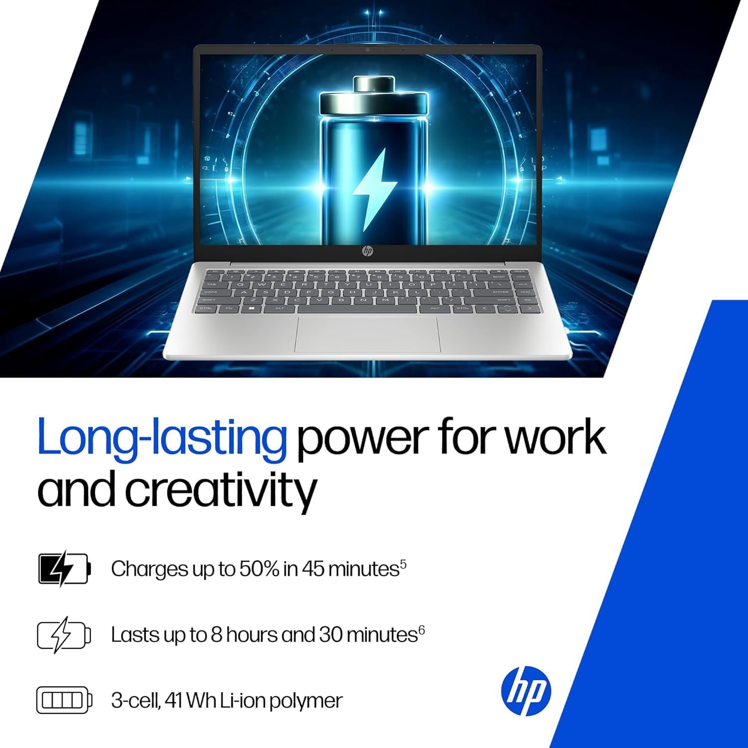 HP Premium EP Series (Intel 13th Gen Core i7-1355U, 16GB RAM, 512GB SSD, Win 11, MS Office 2024, Backlit KB, FHD Camera, 14''/35.6cm Anti-Glare Micro-Edge Display, Lightweight 1.4kg, Silver) EP0159TU — Amazon image 6