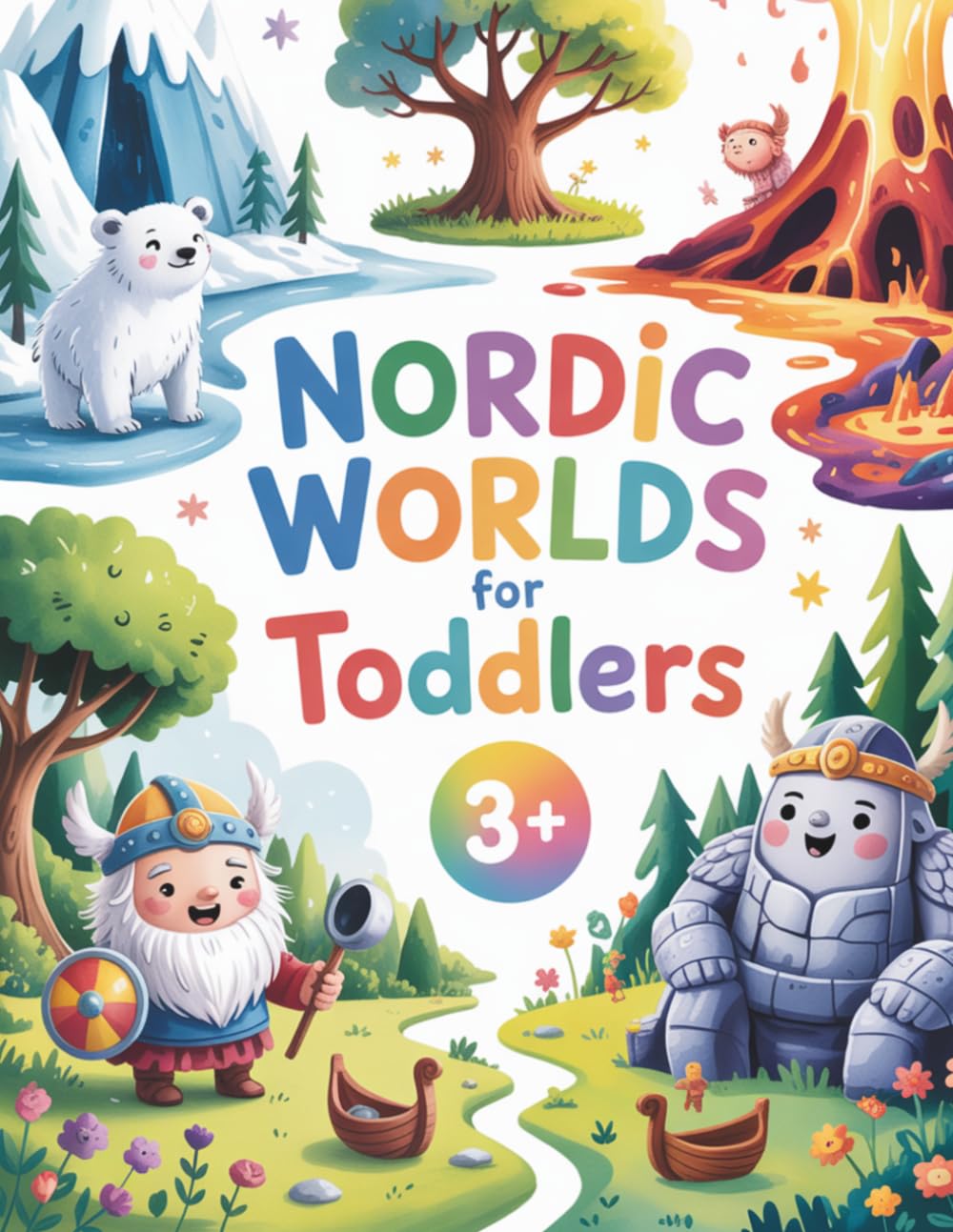 Nordic Worlds for Toddlers: A child-friendly Journey through the Nine Worlds of Norse Mythology (Norse mythology for children)