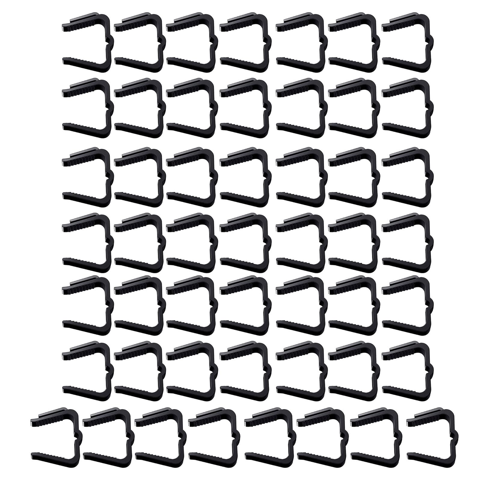 Tsophreniq Of 50 Christmas Light Hanger Clip for Fascia Board Roof Gutter Fence Eave Decoration Clip Hanger Deck Banister