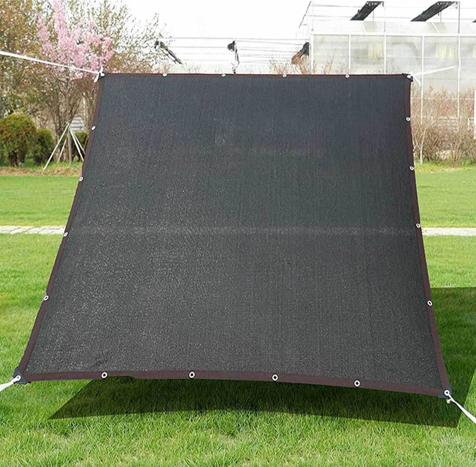 GLDYTVF Sun Shade Sail 3m x 3m 90% Sunblock Cloth for Pergola Privacy Net for Plants and Greenhouses Black 3x6m