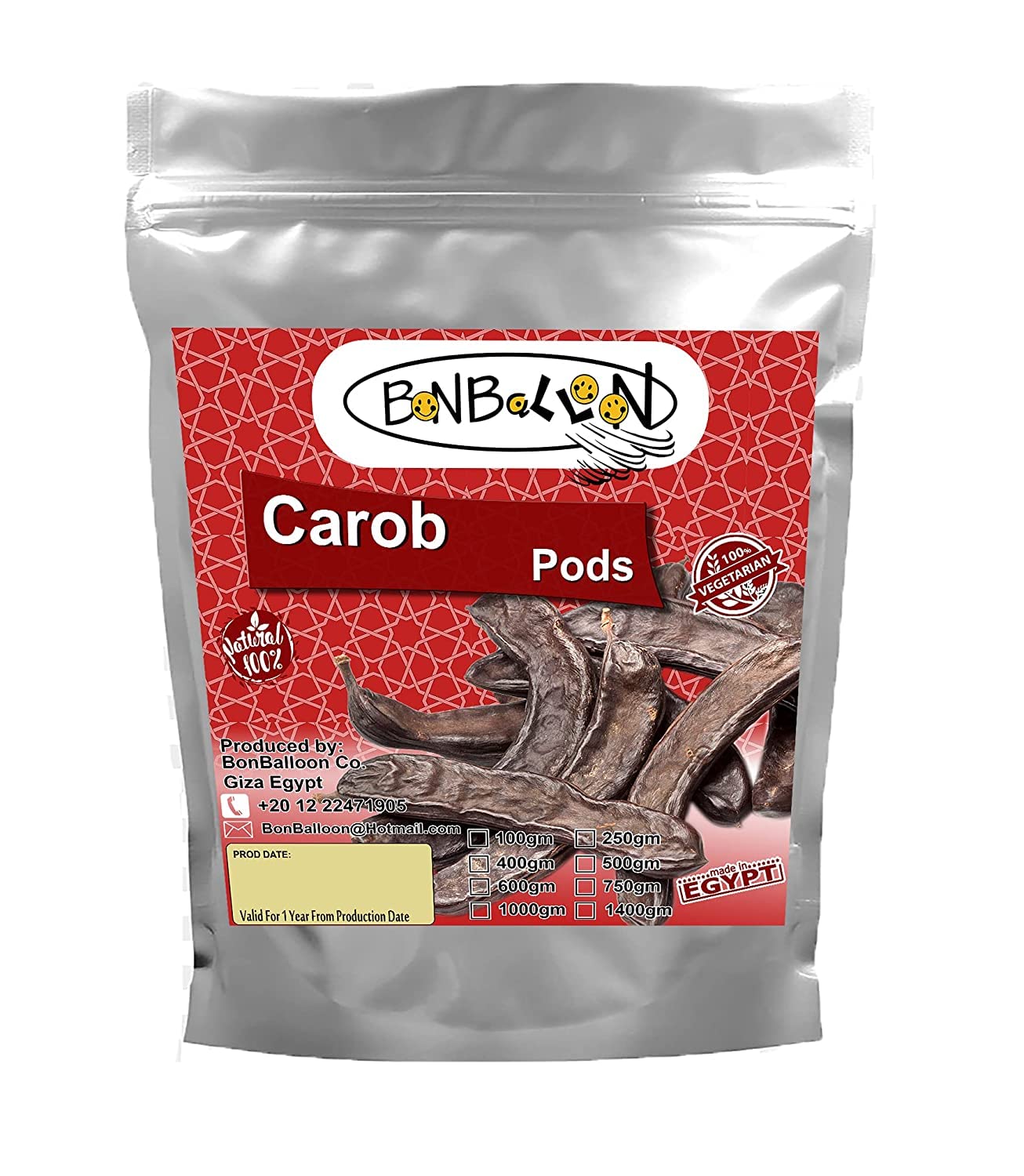 10 Pcs Carob Pods Whole Natural Raw Pure Natural Food