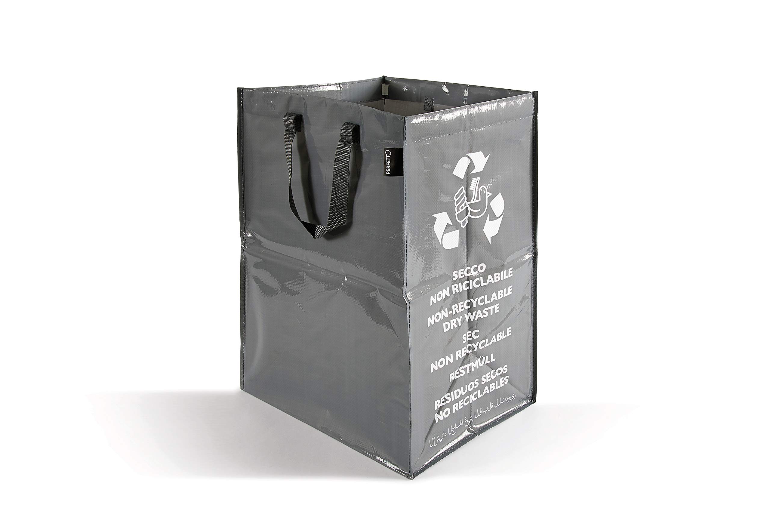 Perfetto Pojemnik 62 l na środek suchy, nie nadaje się do recyklingu, popiół, 30 x 38 x h55