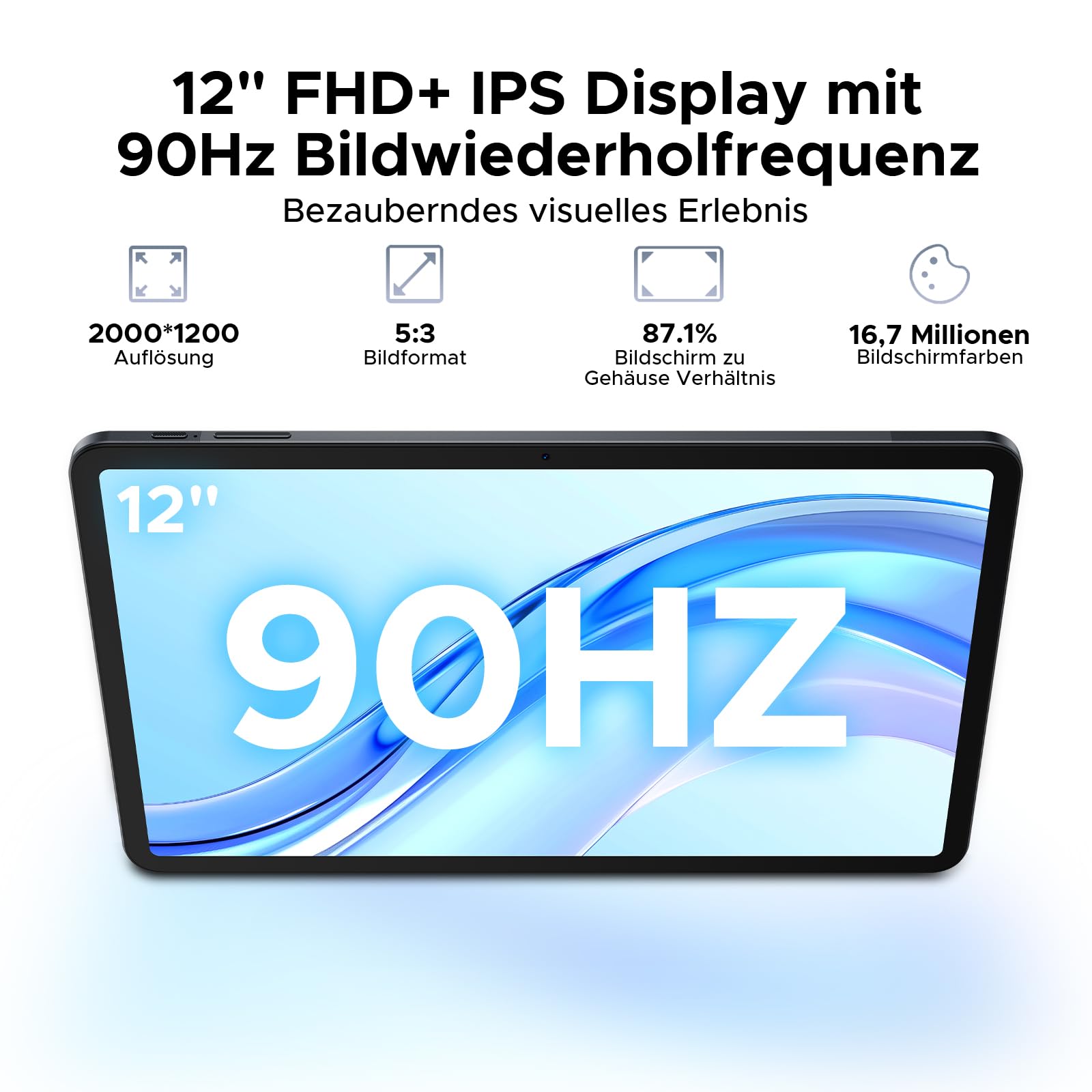 DOOGEE Tab E3+ Android 15 Tablet 12 Zoll Test und Angebote - Dettaglio