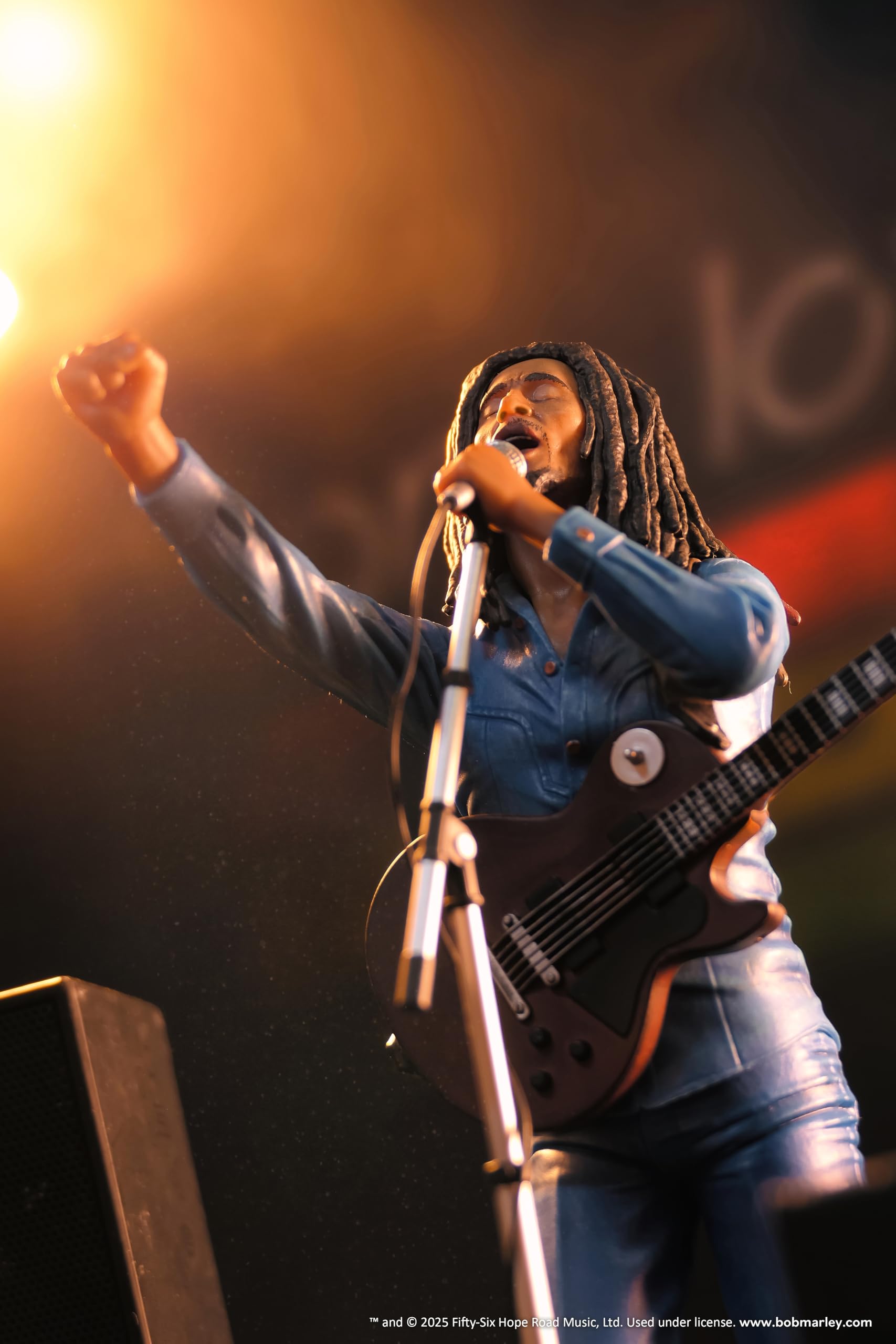 SD TOYS - Figura Bob Marley al Concerto Rainbow'77 - Figura 23 cm
