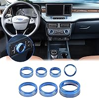 Vista 28 de Aunginsy Cubierta circular para botón de volumen de aire acondicionado de consola central, compatible con Ford Maverick 2022-2024, botón