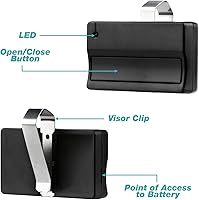 Vista 4 de Repuesto para el control remoto de la puerta de garaje Liftmaster 371LM, 2ANHJGDR11