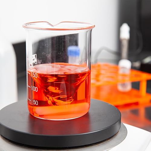 Miniatura 6 de PATIKIL Barra agitadora magnética, 0.236 x 0.118 in, 6 unidades de PTFE magnético, barra mezcladora magnética para vaso de precipitados de fondo