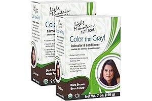 Light Mountain Natural Hair Color & Conditioner: Revitalize Your Hair with Nature's Touch