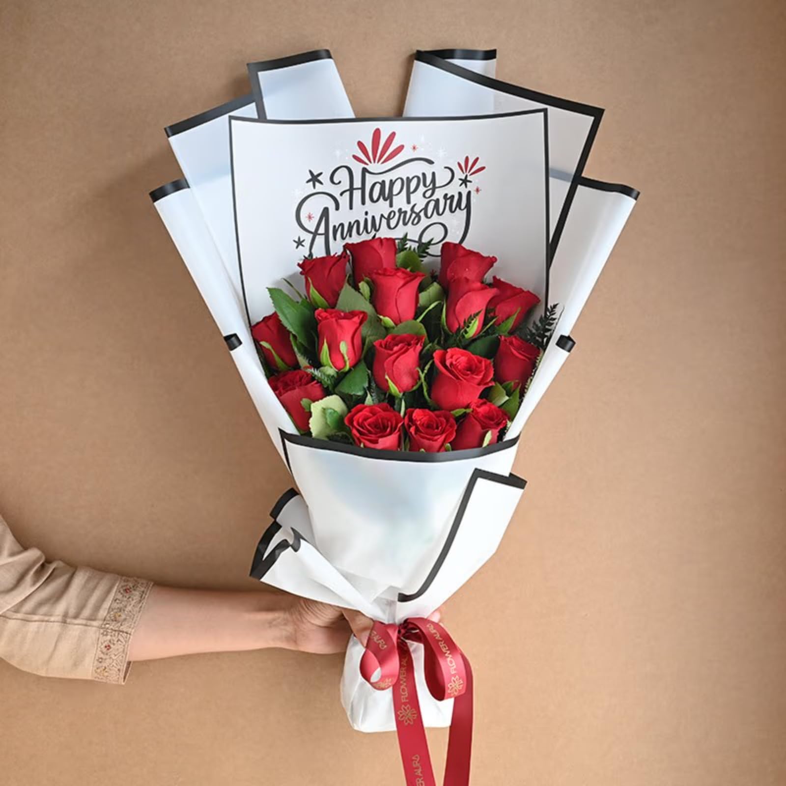 15 Red Roses Bouquet - Anniversary Gift FREE SHIPPING -2 15 Red Roses Bouquet - Anniversary Gift FREE SHIPPING -2
