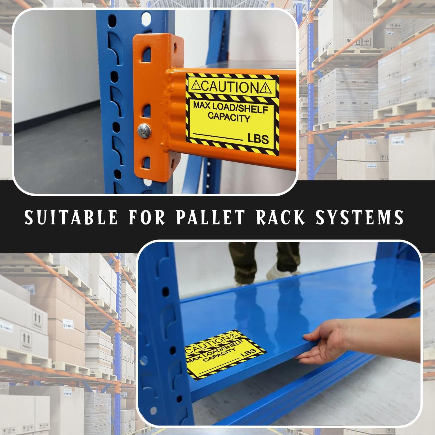 25 Pcs/Pack Industrial Strength Sticker for Warehouse Safety image 2