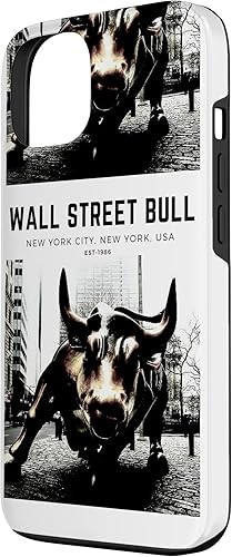 Miniatura 2 de Funda para iPhone 13 Stock Market Wall Street Bull Day Trading