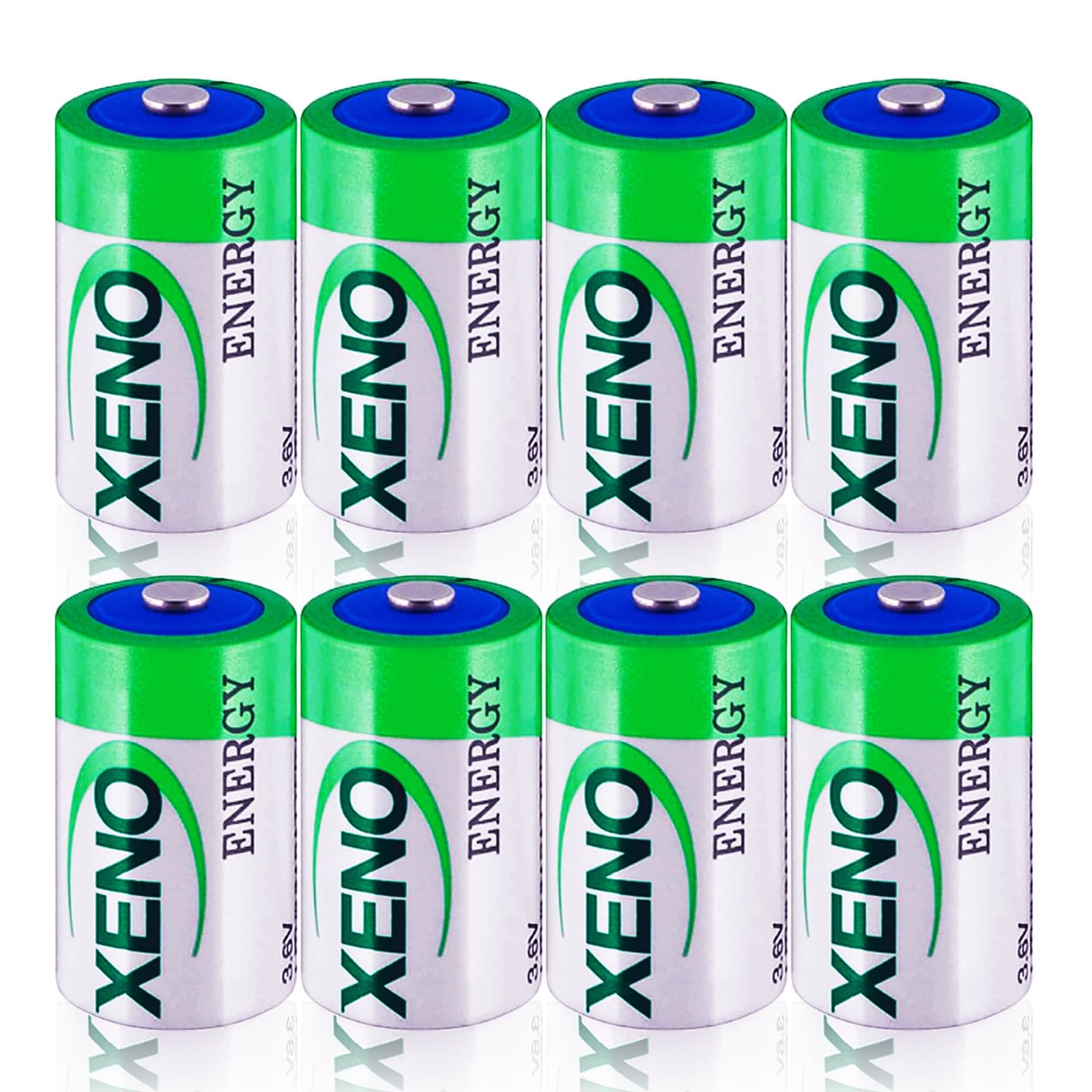HDSBFCWYGG <- 8 Pack ->for Xeno XL-205F D Std 3.6v Lithium Thionyl Chloride Battery, XL-205F Battery, 19000mah
