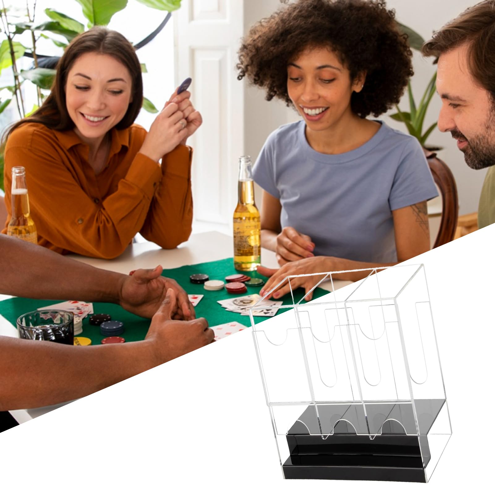 Booster Pack Dispenser Box 3-Fach Transparenter | Sammelkarten-Pack-Organizer Für Zuhause, Schlafzimmer, Büro und Spielzimmer, sowie als Organizer und Displaybox für