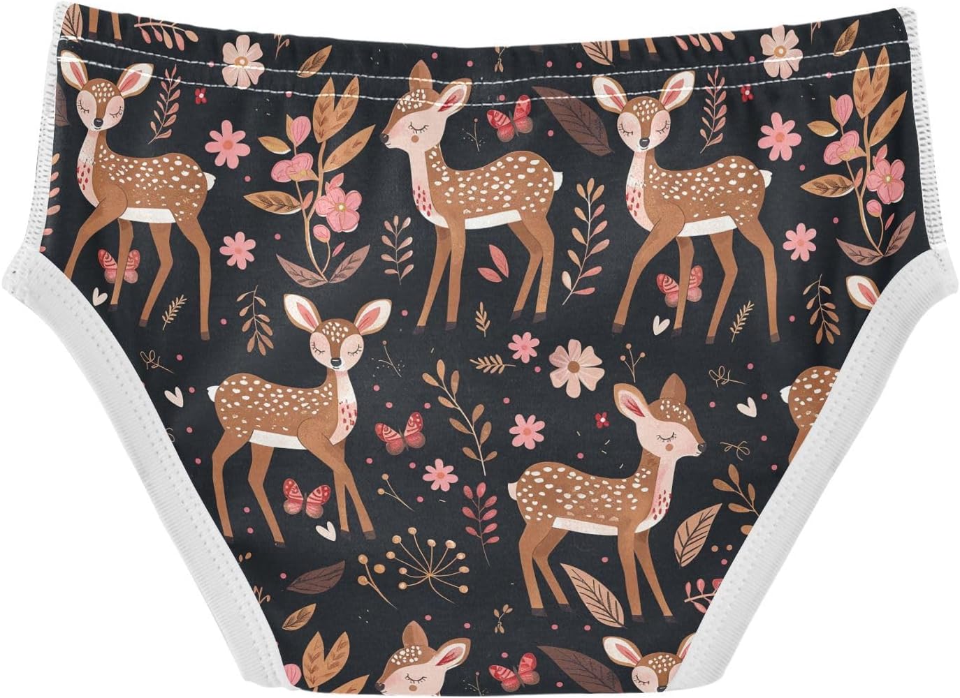 visesunny Deer in The Forest Potty Training Underwear Boys Toddler Cotton Soft Brief Size 2T-8Y for Kids 2-8Y