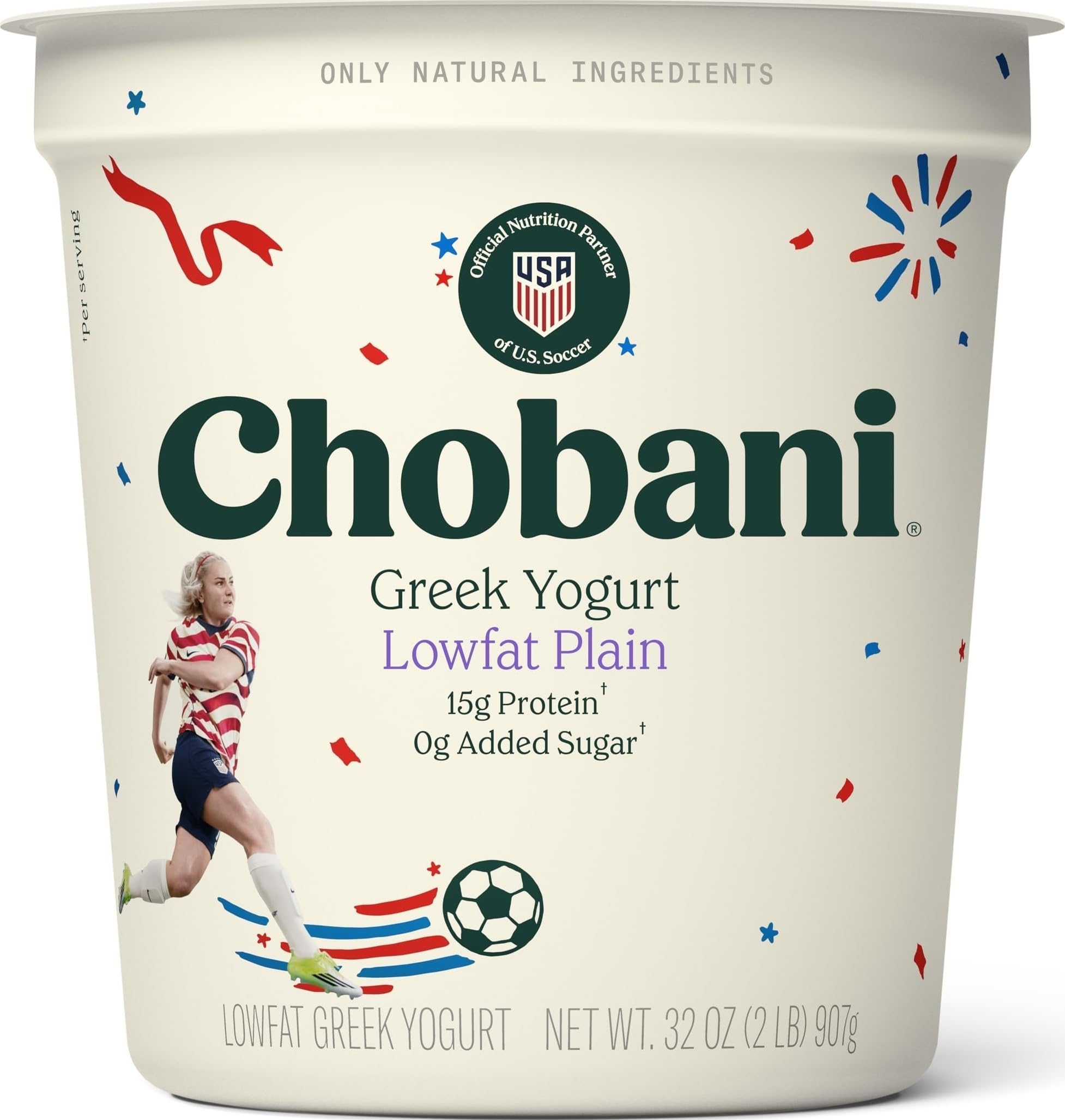Low-Fat Plain Greek Yogurt 32oz