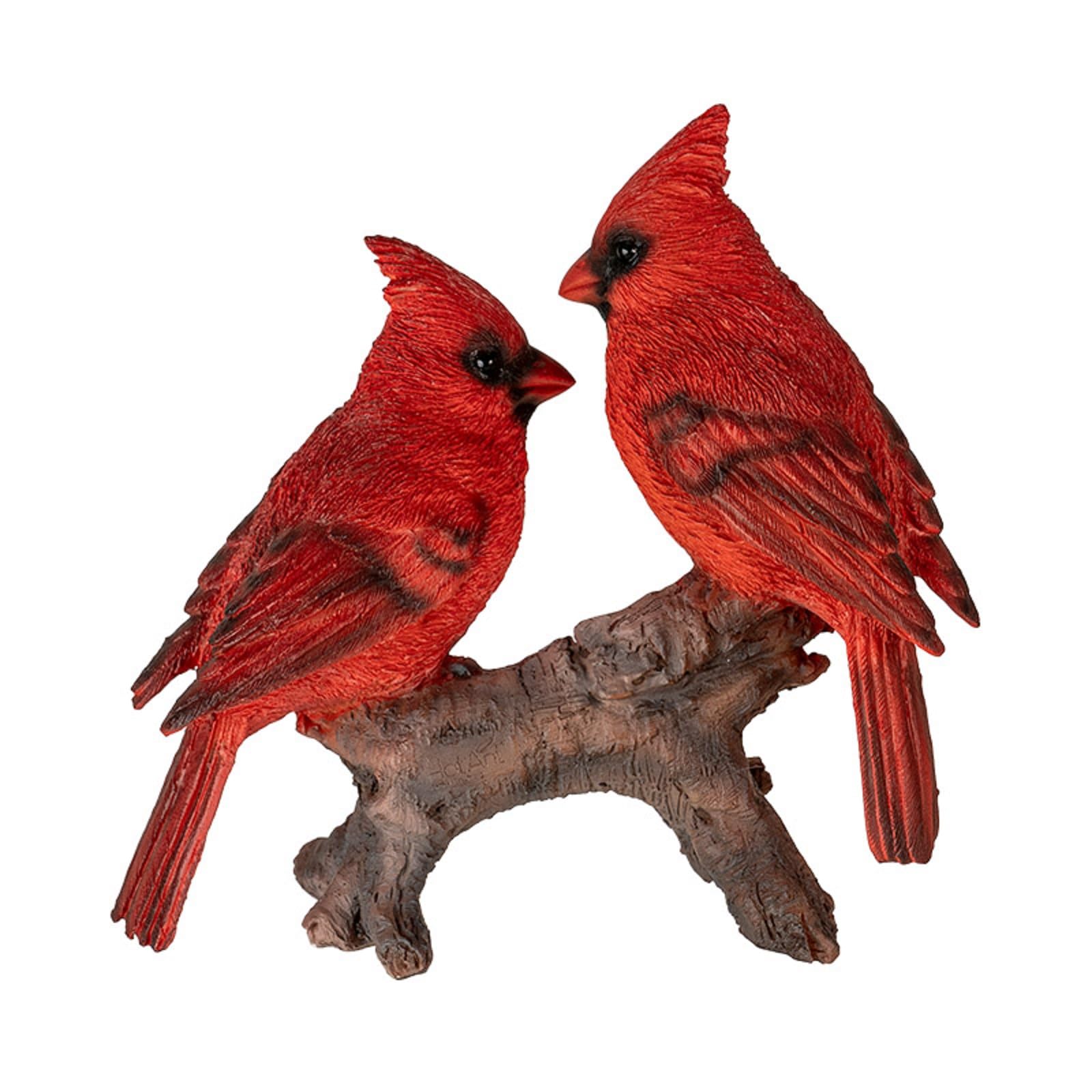 Amazon.com: Pacific Giftware Sitting Cardinals on Stump Figurine