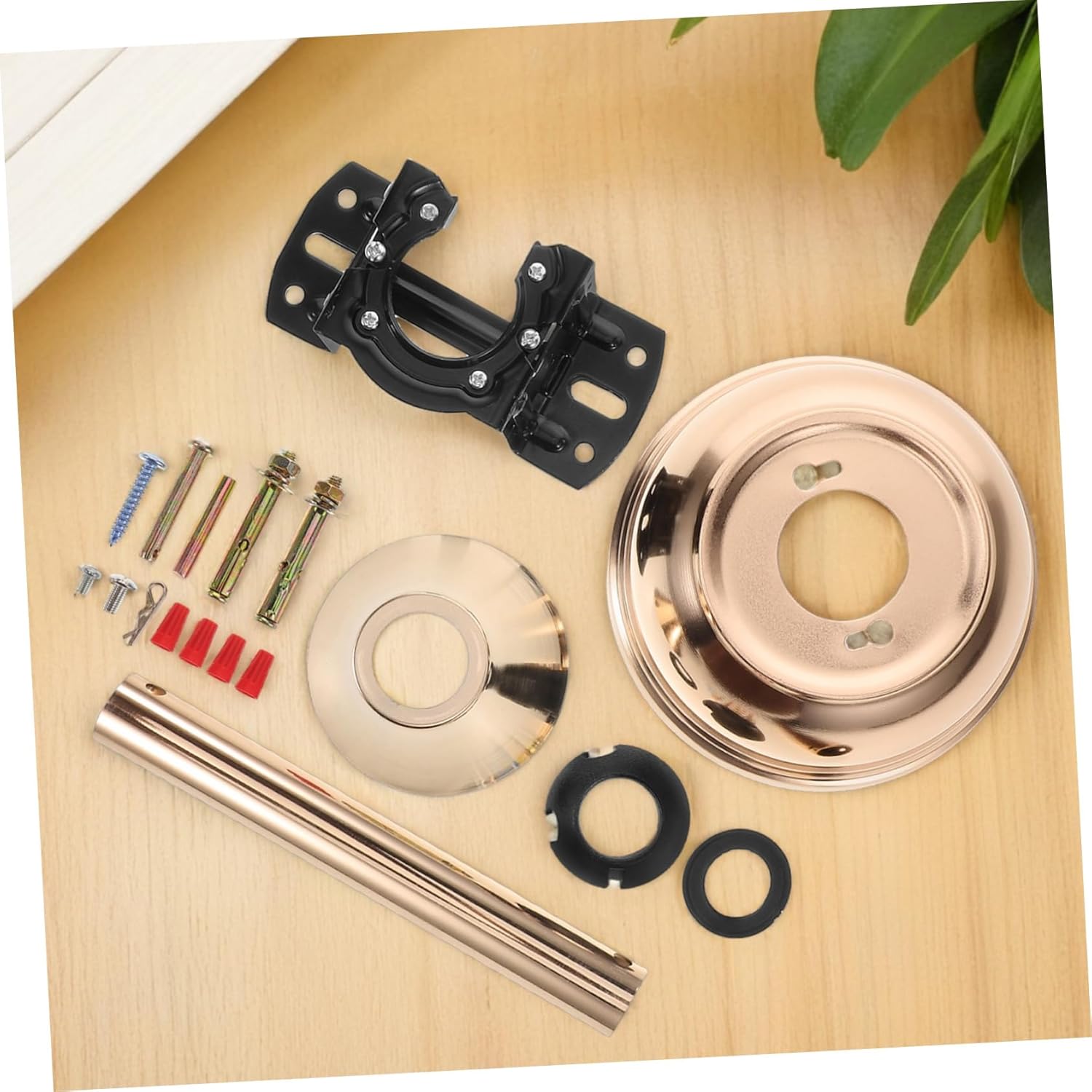 PRETYZOOM 1set Ceiling Fan Mounting Bracket Kit Elegant Design for Living Room Bedroom Dining Room Easy Installation Compatible Ceiling