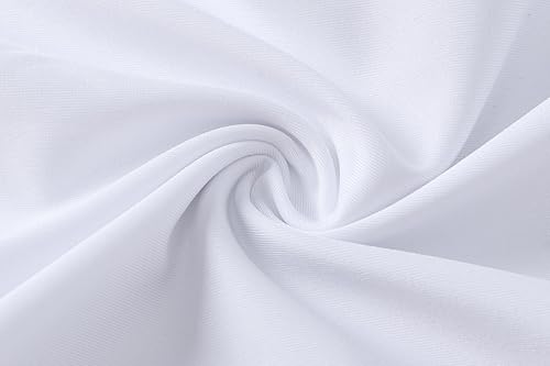 Miniatura 4 de RideYouLai Maillot de ciclismo de manga corta para hombre, camiseta reflectante transpirable, Blanco