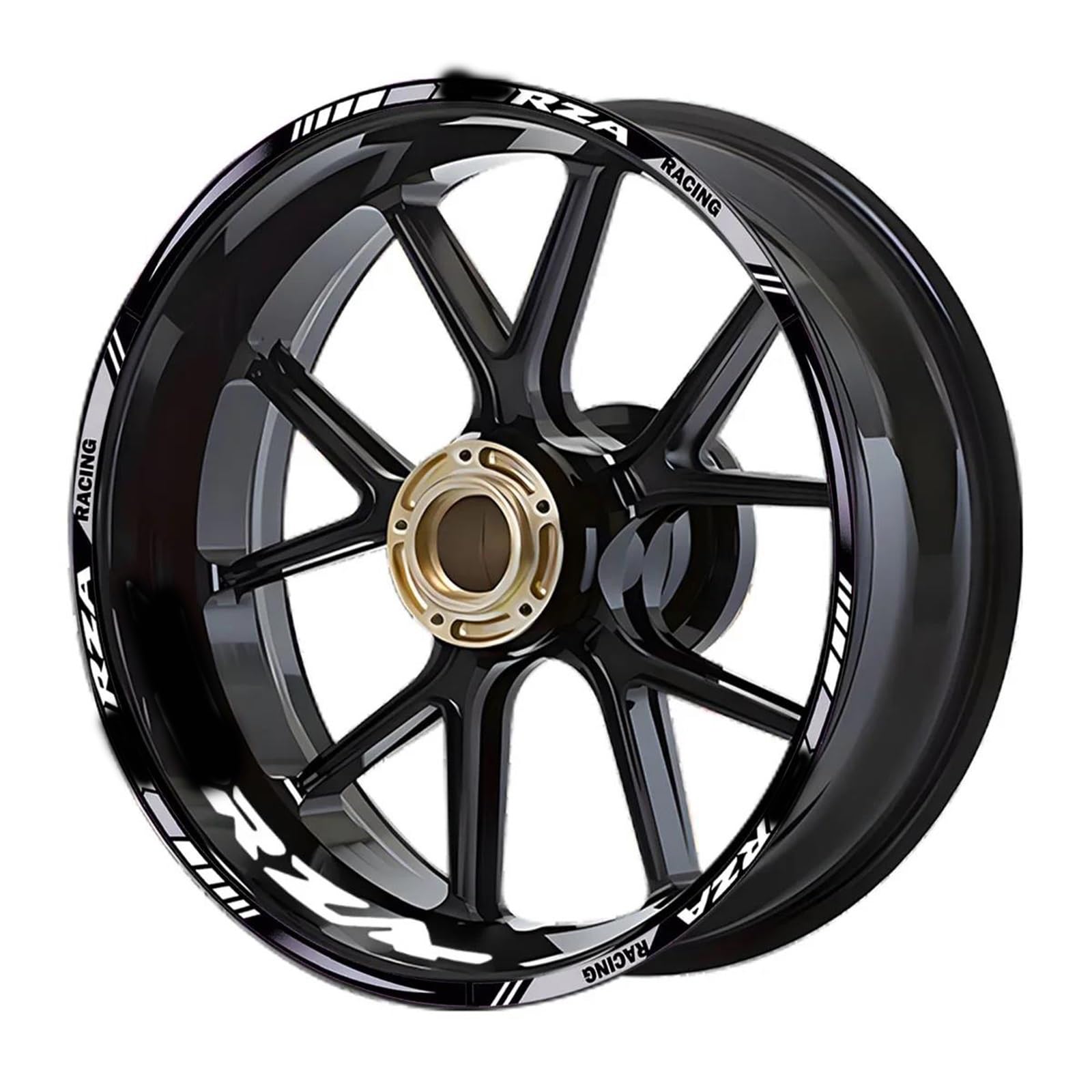 Ntpjk Grey Sticker Part Wheel Sticker Rim Decal Motorcycle Accessories For H-Onda Forza125 Forza250 Forza300 Forza350 Nss Forza 125 250 300 350 2023 2024(Grey)