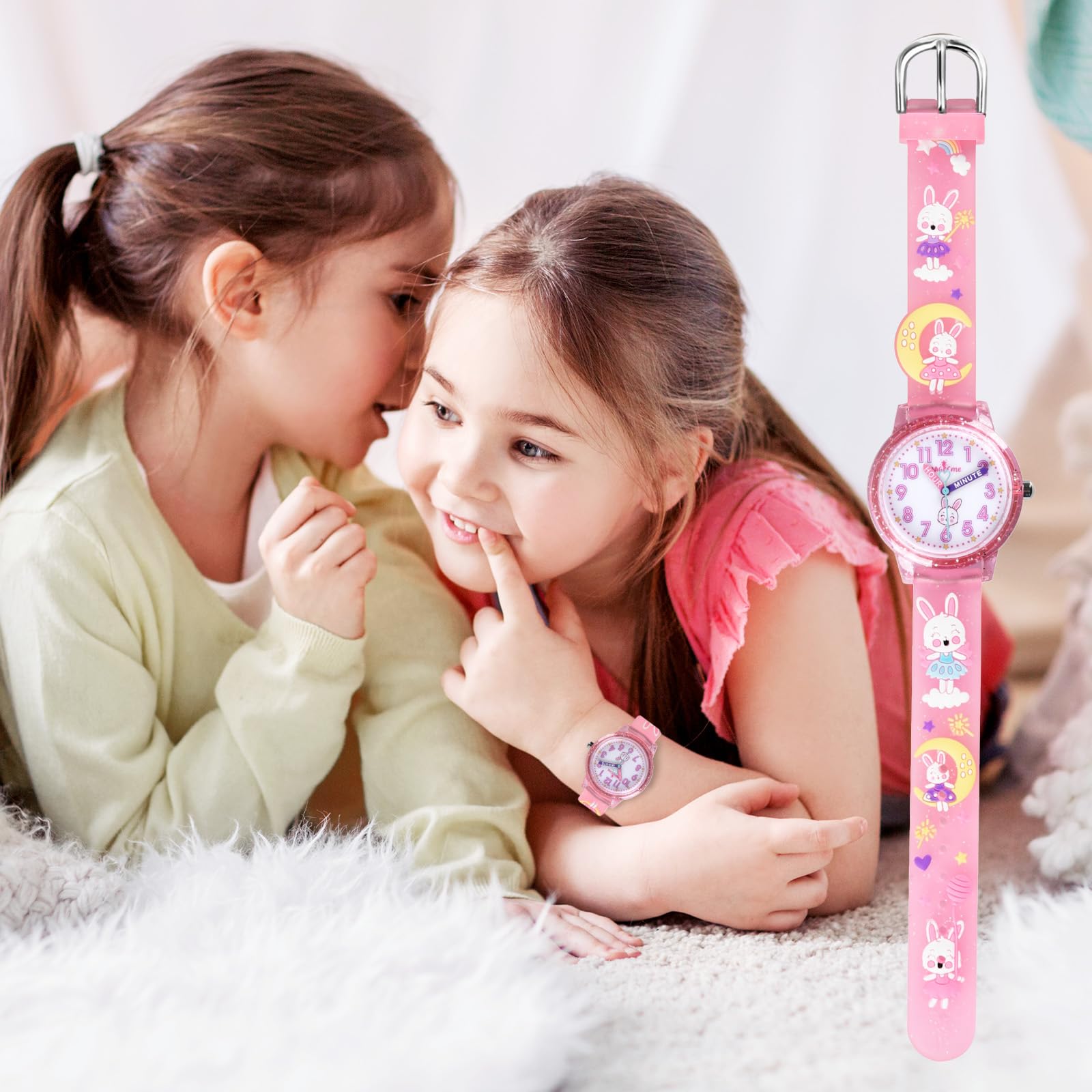 Relojes Digitales para Niños 3D Silicona Correa Dibujos Animados 3-11 Años