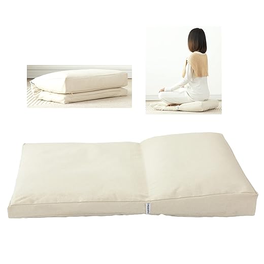 Meditation Cushion,Meditation Pillow and Zabuton 2-in-1 Portable Design(50 * 70CM).