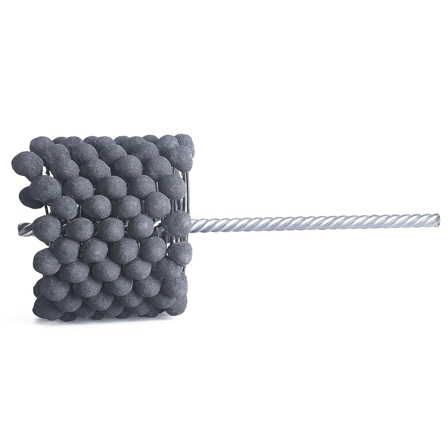 Garhgi 4.33" (110mm) Cylinder Hone Tool with 240 Grit Silicon Carbide Abrasive Nylon Ball Brush, for Carbon Burrs Glaze Residues Removal from Large Engine Brake Cylinders for 4-1/4" to 4.33" Bores