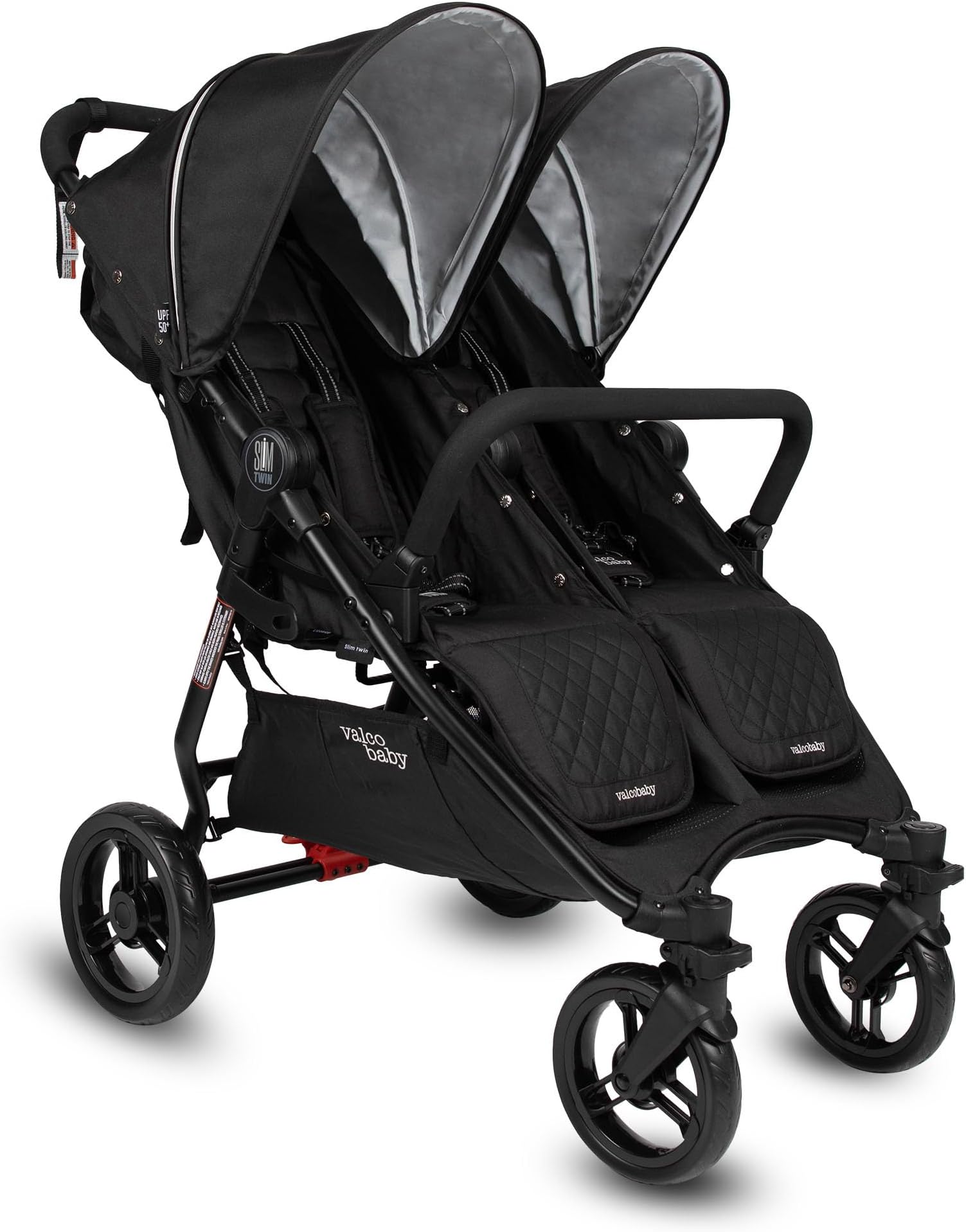 valco baby Slim Twin Stroller (2022) (Licorice)