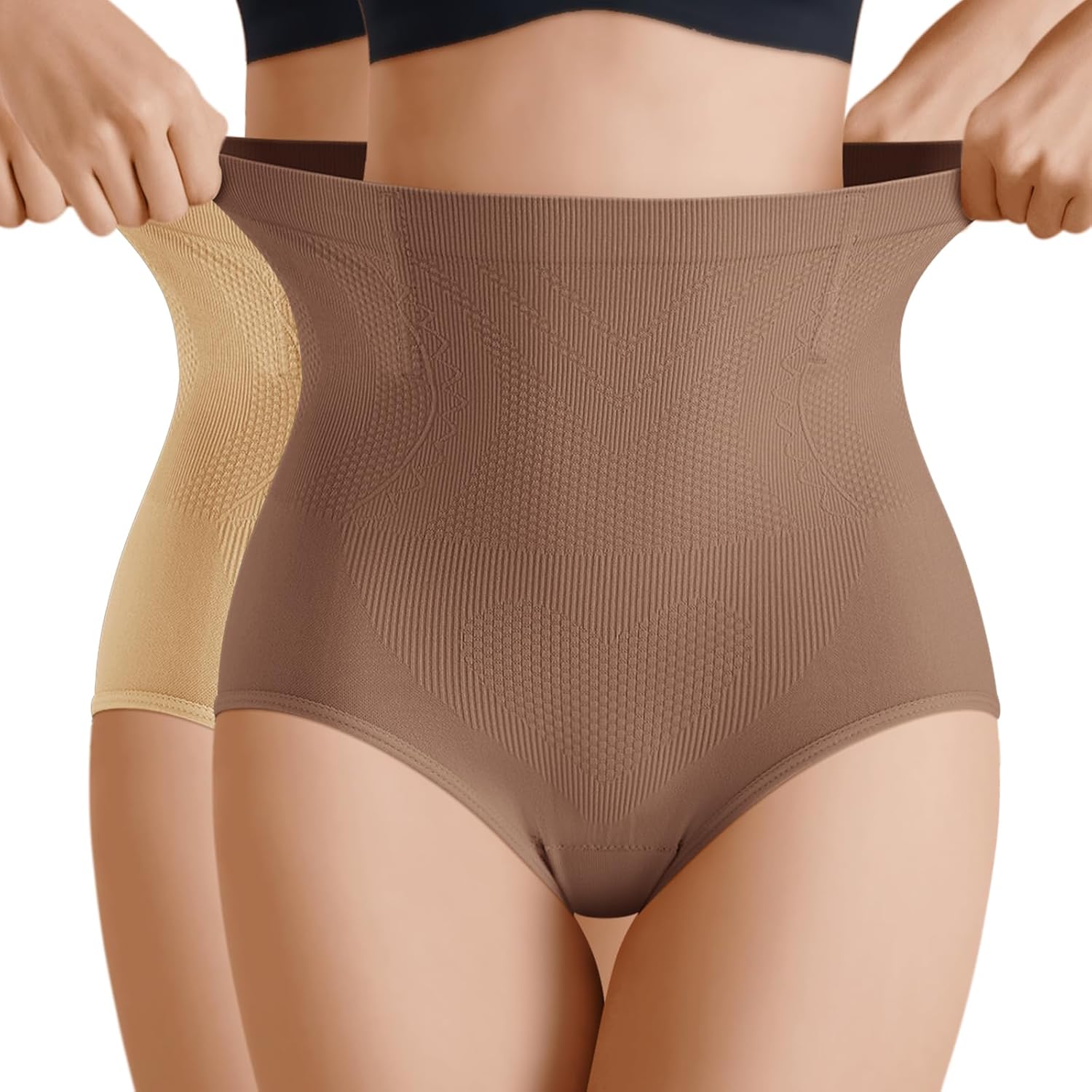 Women Shapewear Tummy Control Underwear,High Waisted Body Shaper Panties,Seamless Brief Girdle Panty for Women