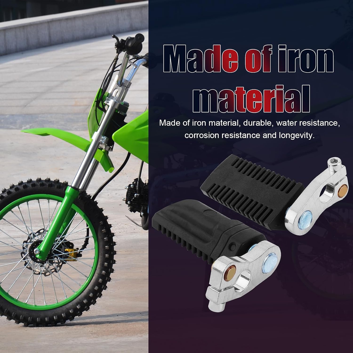 Foot Pegs Rest Footpegs Footrests for 43cc 47cc 49cc Pocket Pit Dirt Bike Mini Moto Quad ATV Kids Minimoto
