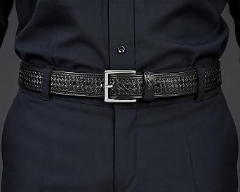 'Aker Leather B08 Garrison Belt, 1-1/2'' Width'